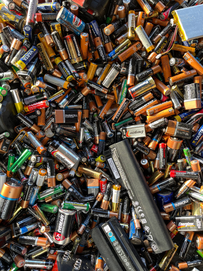Image showing lots of different batteries